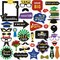 36PCS Graduation Photo Booth Props – Class of 2025 Grad Party Photo Props Set, 2025 Graduation Decorations & Pose Signs for Party Favors and Photo Booth Fun